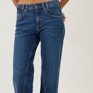 We The Free Dark Blue Straight Leg Jeans